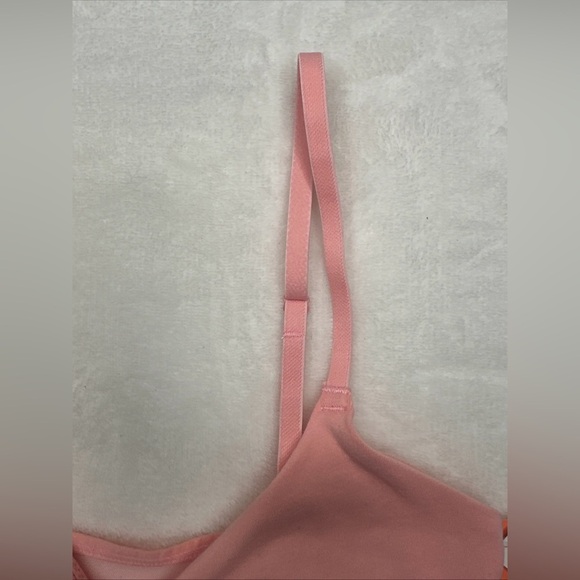 Colsie Womens Medium Pink Ruched Front Long Line Bralette Top Size XS - Picture 5 of 7
